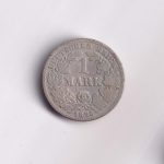 German Empire 1 Mark 1875 Silver Coin