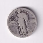 USA Standing Liberty Quarter Dollar 1925 Silver Coin