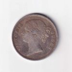 East India Company Victoria Queen 1 Rupee Silver Coin 1840