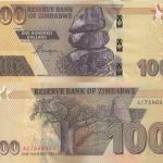 Zimbabwe 100 Dollars UNC Banknote